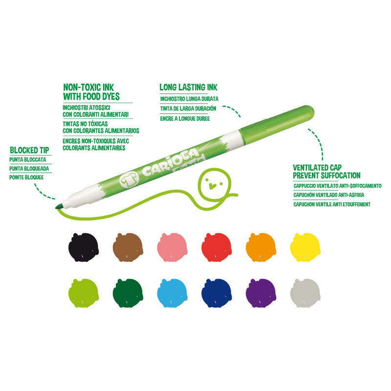 Tshirt Marker Color Box of 10 Markers